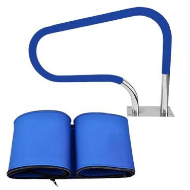 Imagem de Capa de corrimão de piscina de 1,8 m com zíper, antiderrapante e isolamento térmico, serve para corrimãos de 42 a 48 mm (azul)