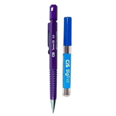Imagem de Kit Lapiseira + Grafite Tecnocis CIS - 2.0mm C/ 6 Minas (Violeta)