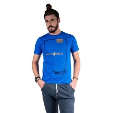 Imagem de Camiseta Mister Fish Estampado Originals Est 1975 Masculina-Masculino