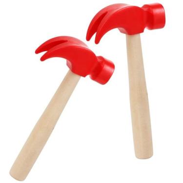 Imagem de Pacote de 2 brinquedos Wooden Hammer para jogos de festa de aniversári