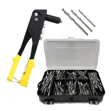 Imagem de 2X Rebitadeira Alicate Rebitador Manual Profissional Com 250