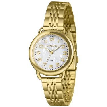 Imagem de Relógio Lince Feminino Ref: Lrgm028l36 B2kx Casual Dourado