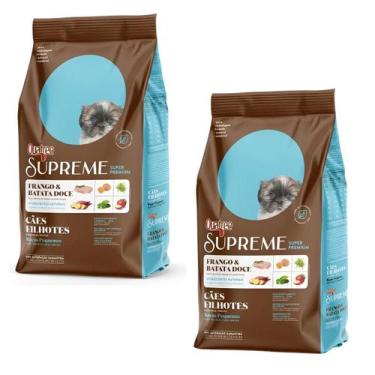 Imagem de Kit 2 Rações Quatree Supreme Cães Filhotes Raças Pequens 10,1kg - NUTR