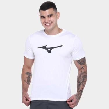 Imagem de Camiseta Mizuno Run Spark Masculina, Branco, P
