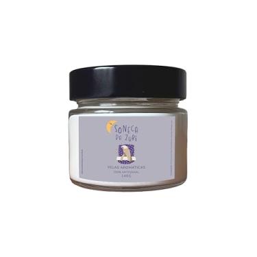 Imagem de Vela Aromática Soneca da Zuri – Lavanda e Bergamota | Aromaterapia Natural para Relaxamento e Sono Tranquilo | Feita com Cera Vegetal e Óleos Essenciais | 100% Artesanal