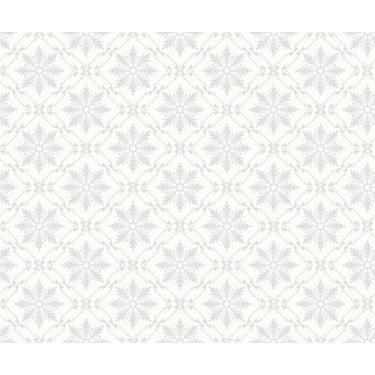 Imagem de EPPKILY Papel de parede floral cinza roxo para descascar e colar papel de parede floral vintage autoadesivo removível papel de parede boho floco de neve para paredes quarto gaveta forro decoração de