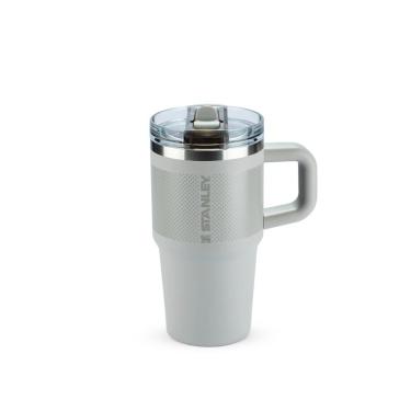 Imagem de Copo Com Canudo Flip Straw Quencher Stanley Protour 591ml Ash