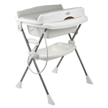 Imagem de Banheira de Bebê Splash com Assento e Trocador Granito Cinza - Burigot