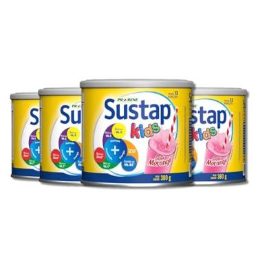 Imagem de SUSTAP KIDS SABOR MORANGO 380 g - 4 unidades