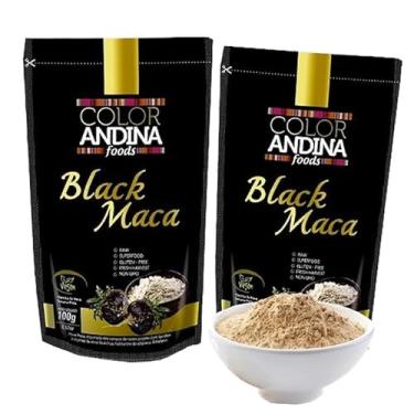 Imagem de Maca Peruana Preta em Pó Color Andina 100% Pura - 2 Pacotes
