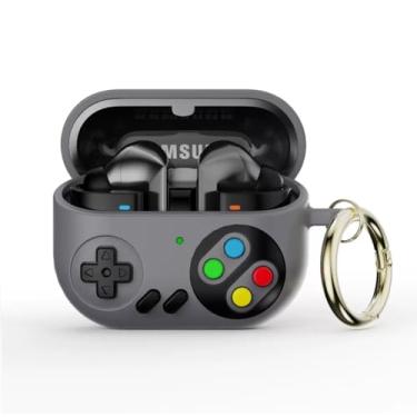 Imagem de Capa Case Para Fone Samsung Galaxy Buds 3 E 3 Pro 2024 Mini Game (Cinza Escuro)