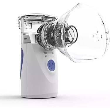 Imagem de Inalador Nebulizador Portátil Mini Recarregável Cor Branco 110v/220v