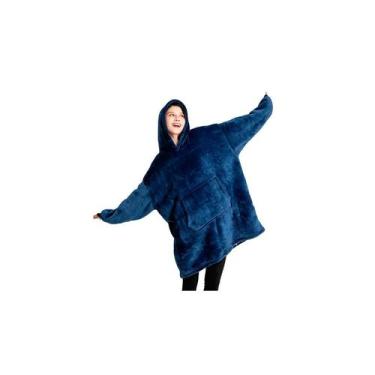 Imagem de Moletons de pelúcia, cobertor de lã, roupão de inverno para adultos - 