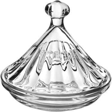 Imagem de Potiche Decorativo Bomboniere Redondo Home&co Vidro 11x12x12cm Transparente