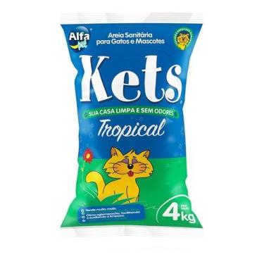 Imagem de Areia Kets Tropical Para Gatos - 4kg  - AlfaPet