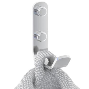 Imagem de Kit 5 Cabide Gancho De Parede Cromado Para Toalha - MetalCromo