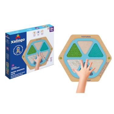 Imagem de Xalingo Brinquedo Educativo Painel Sensorial Tato