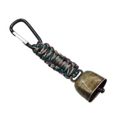 Imagem de Zxpjkyu Sino de Urso Barulhento, Apito, Decoração, Chaveiro Portátil, Enfeite para Mochila, para Animais de Estimação, Escalada, Verde escuro