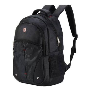 Imagem de Mochila Escolar Notebook Sbfq7808 Preta - Fuseco