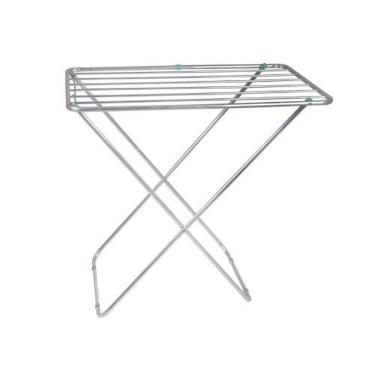 Imagem de Varal De Chão Em Alumínio 90x56cm - Comporta 5,22m De Roupas