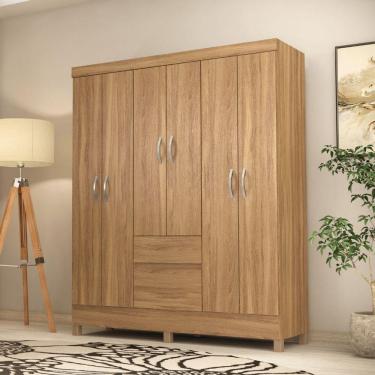 Imagem de Guarda Roupa 6 Portas E 2 Gavetas Flash Ii Amendola Demóbile