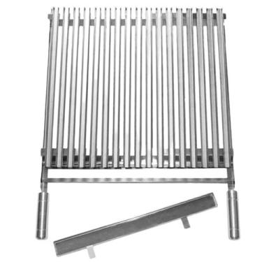 Imagem de Grelha para Churrasqueira Inox Argentina Parrilla com Coletor de Gordu