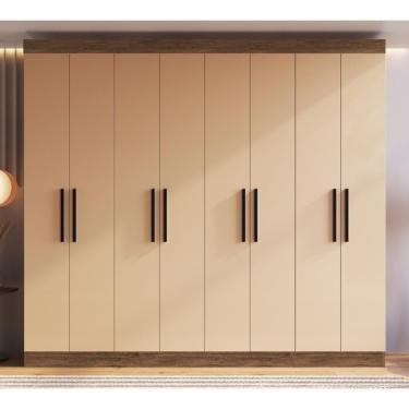 Imagem de Guarda-roupa Casal 8 Portas 4 Gavetas Doripel California