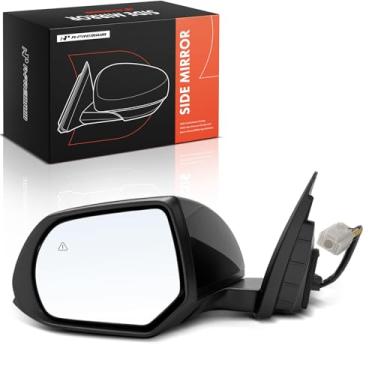 Imagem de A-Premium Espelho retrovisor elétrico do lado do motorista - compatível com Hyundai Ioniq 5 2022 2023 2024 - Espelho retrovisor externo externo dobrável manual aquecido com luz de seta e detecção de