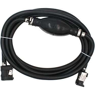 Imagem de Mangueira de linha de motor de barco com conector e conjunto de primer 6Y2-24306-55-00 6Y2-24306-56-00 compatível com motor de popa Yamaha 2/4 tempos 3 m comprimento 1/4 / 6 mm tubo