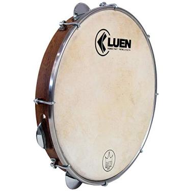 Imagem de Pandeiro 10' Imbuia - Serie Guetto Plat Lat Afin Sples Ferragem Cromada Pele Cabra