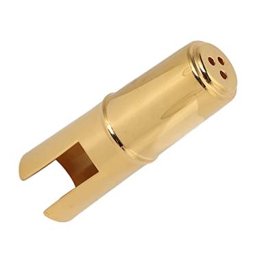 Imagem de SPYMINNPOO Tampa do Bocal de Saxofone, Acessório Prático de Instrumento de Metal, Tamanho Compacto para Jogadores de Sax (Tenor)