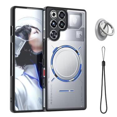 Imagem de YAJOJO Capa para ZTE Nubia RedMagic 11 Pro+/RedMagic 11 Pro, capas protetoras estilosas, antiarranhões, antiderrapante, à prova de choque, transparente