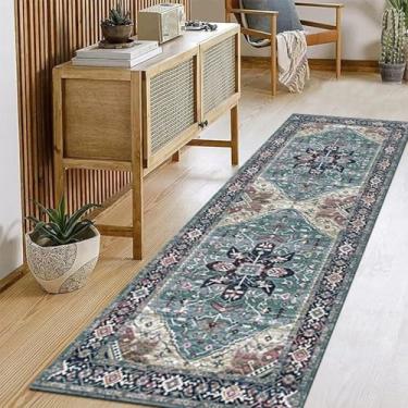 Imagem de HGTRH Tapete para corredores antiderrapante tapete de corredor longo lavável na máquina tapetes de cozinha corredor corredor tapetes estreitos para entrada tapetes com suporte de borracha B 120 x 200