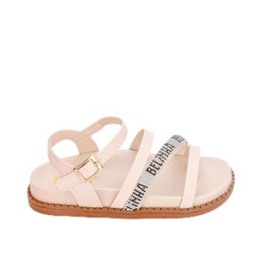 Imagem de Sandália Infantil Fashion Birken Belinha Marfim - 28 - Bege Claro