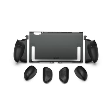 Imagem de Savage Raven Por Skull & Co. FissionGrip: Capa protetora dividida encaixável para Nintendo Switch 2 (2025), capa fina de policarbonato com capa removível - preta