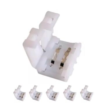 Imagem de 5 Emenda Rápida Conector 2 Vias 8mm Fita Led 1 Cor Só 2835
