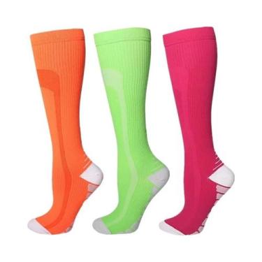 Imagem de Meias De Compressão Masculinas Até O Joelho 20-30 Mmhg Médicas Para Ed