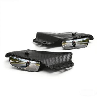 Imagem de GYMARK Espelhos retrovisores de motocicleta para Yamaha YZF R1 R3 R6 R15 R25 R125 espelhos laterais ajustáveis para motocicletas acessórios Sportster