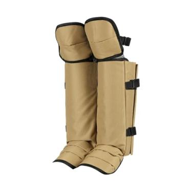 Imagem de Pegciuho Polainas Respiráveis ​​e Ajustáveis ​​para Calçados de Inverno, Ideais para Camping, Caminhadas, Esqui E Trekking, Amarelo