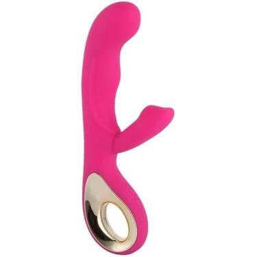 Imagem de Estimulador Duplo para Massagem Íntima, Vibrador Portátil com Função de Estimulação Dupla, Acessório de Bem-Estar