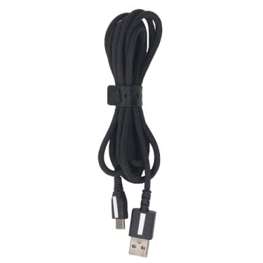 Imagem de Jiawu Cabo de Alimentação de Mouse USB C Trançado de Nylon Conector Reversível para Mouse para Jogos Basilisk V3 Pro Conveniência de 5,9 Pés