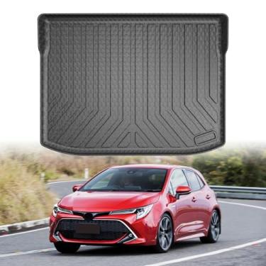 Imagem de Mixsuper Custom Fit Cargo Liner for 2019-2023 Toyota Corolla Hatchback, Not Fit Sedan Model, All Weather Rear Cargo Mat Trunk Liner Black
