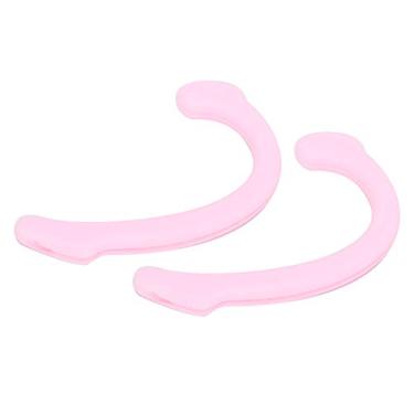 Imagem de CUOFYUNL 5 pares de mufla de boca gancho de orelha de silicone macio reutilizável anti-deslizamento abafadores de orelha (Rosa)