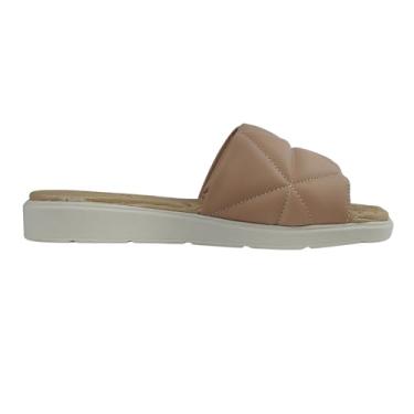 Imagem de Chinelo Feminino Super Conforto 26004 Slide (Bege, BR, Adulto, Numérico, 34)