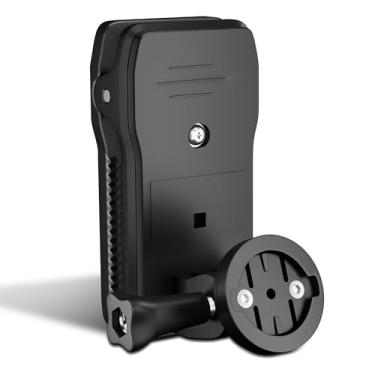 Imagem de EFEALL Suporte de bolsa de selim para radar Garmin, suporte de radar de bicicleta giratório e inclinável de 360°, suporte de bolsa de selim Garmin Varia seguro antiderrapante, compatível com Varia