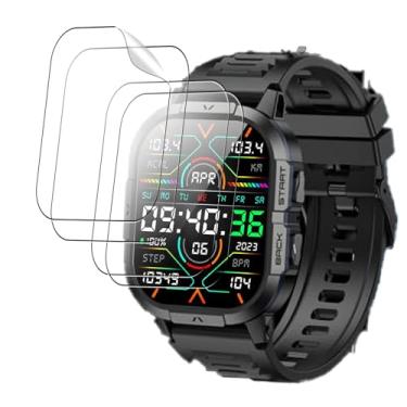 Imagem de Oshmirian Pacote com 4 protetores de tela para TAEPOK P110 – Película de TPU 6H, antiarranhões, anti-impressões digitais, sem bolhas, à prova de estilhaçamento, à prova de poeira, sensível ao toque