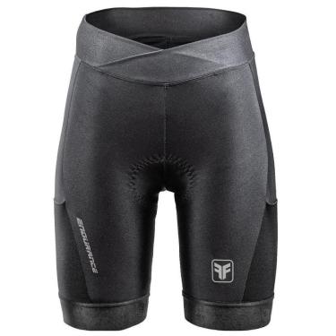Imagem de Bermuda ciclismo feminina Free Force Endurance Invert Gel c/ bolso-Feminino