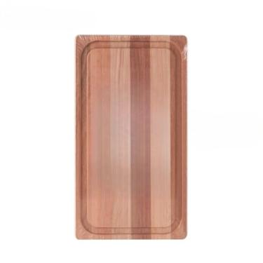 Imagem de Tábua de Corte Madeira Resistente Uso Diário Cozinha, Carnes, Churrasco