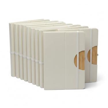 Imagem de Caderno Ecológico com Suporte para Smartphone, Capa de Caixa de Leite, Detalhes em Bambu, 80 Folhas Pautadas Bege, 21x14,5cm (10)