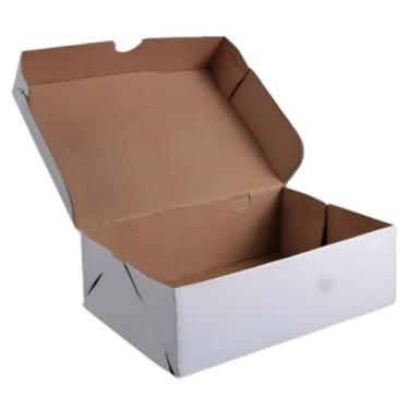 Imagem de 20x Caixas de Papelão Brancas Montáveis, 20x15x5 cm, Para Envio Correios PAC SEDEX, E-commerce Marketplaces Transportadoras